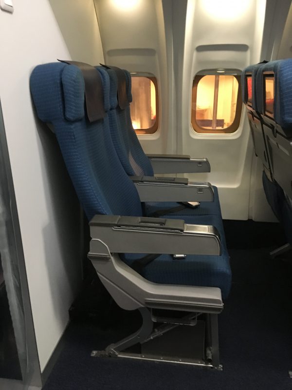 キッザニアの飛行機内
