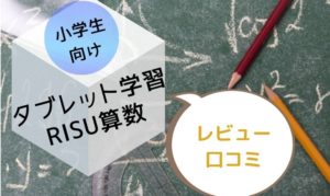 RISU算数の評判は?小1娘の効果と口コミ【PR】