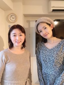 シオノヤエリさんと私(マイルインストラクター養成講座にて)