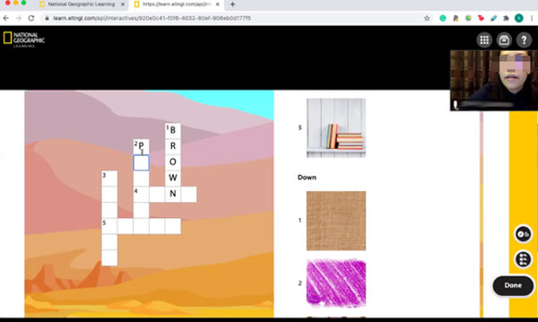 GSA（グローバルステップアカデミー）のレッスン内でのゲーム