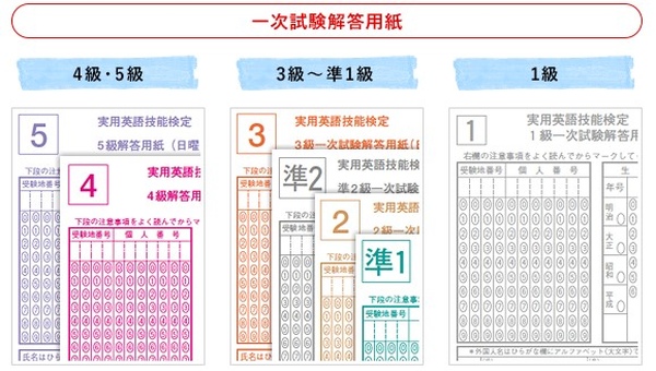 英検回答用紙