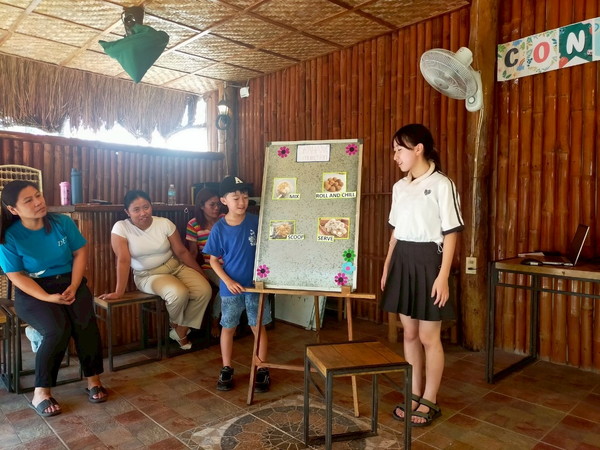 中学入学後のフィリピン留学の様子