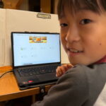 ルーパルのファストパスイングリッシュ発音教材に取り組む小4息子